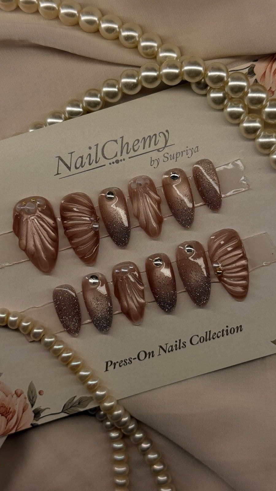 Rose Gold Seashell
