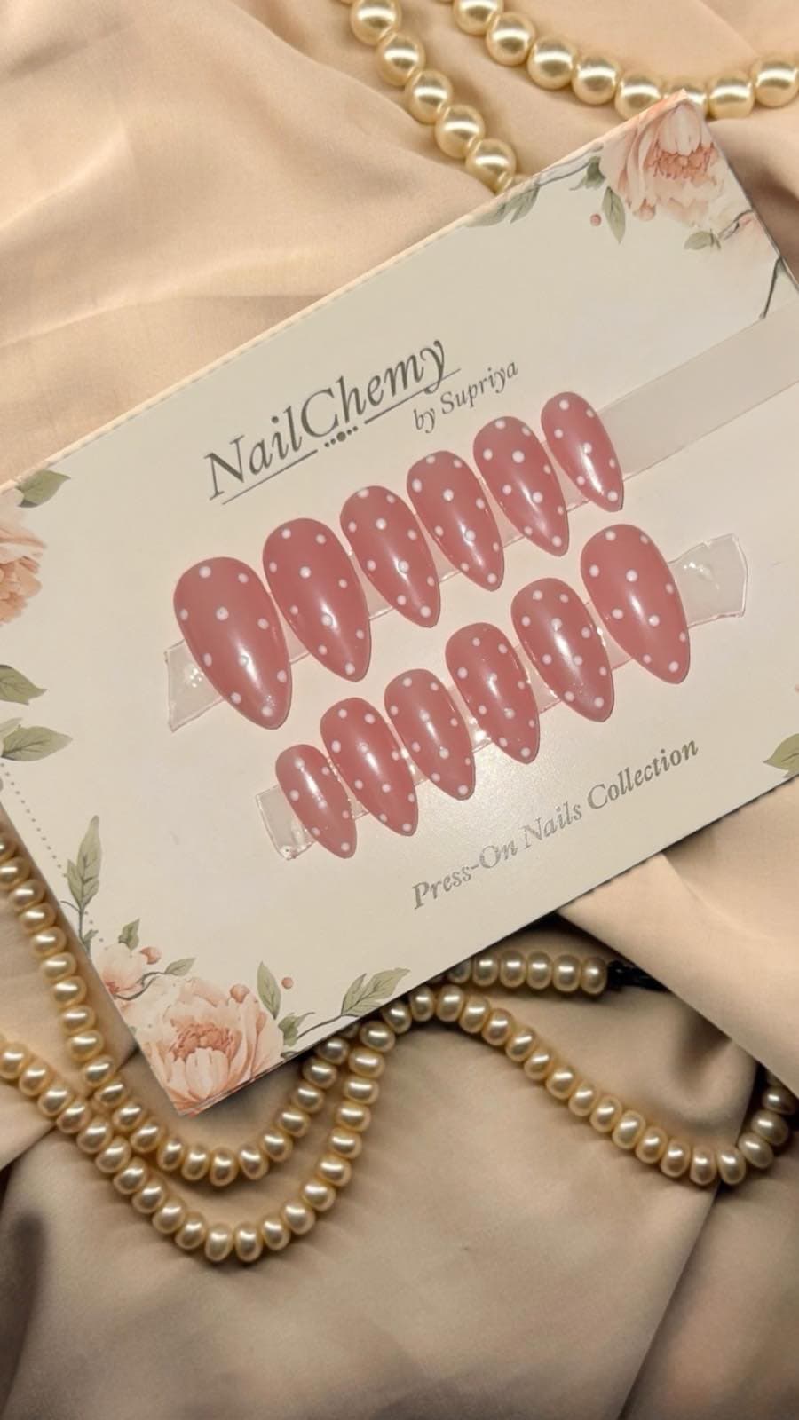 Dusty Rose Polka Dot